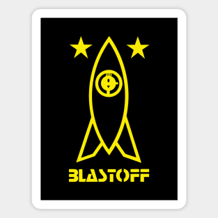 Rocket Blast Off Magnet